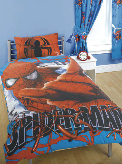KIDS BED LINEN - SPIDERMAN DUVET SET - DOUBLE BED