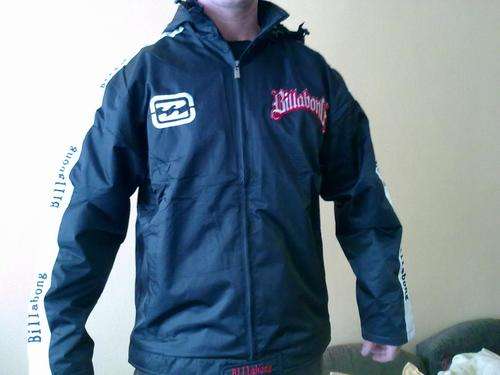 BILLABONG JACKET - BLACK AND WHITE - M - XXL