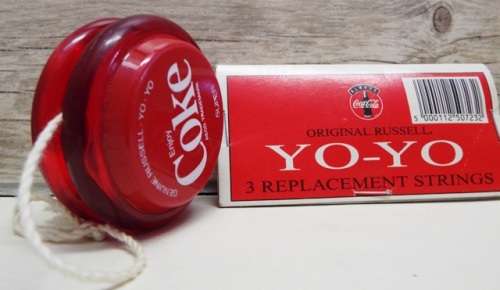 VINTAGE COLLECTABLE GENUINE RUSSELL YO-YO - Coke Super