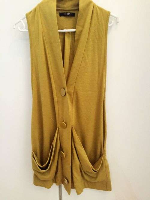 Fashion Ginger Yellow vest-easy match all the shirt