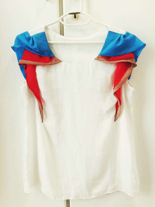 CHIFFON SHIRTS-RAINBOW IMAGE SMALL