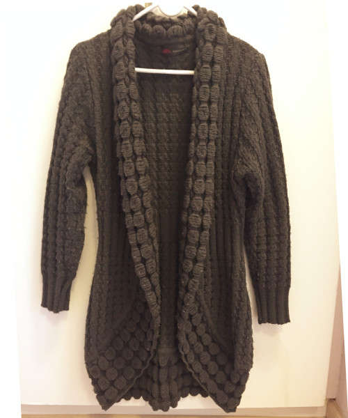BALLOON DESIGN KNITWEAR JACKET GERY S-M
