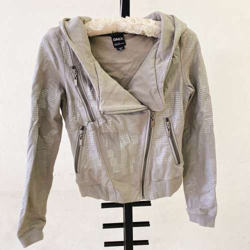 ONLY SHINING GREY LEISURE JACKET S
