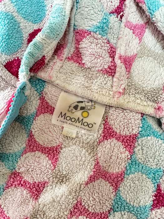 MooMoo original South African Swim Gown Best Swim Towel for kids 2-3Y