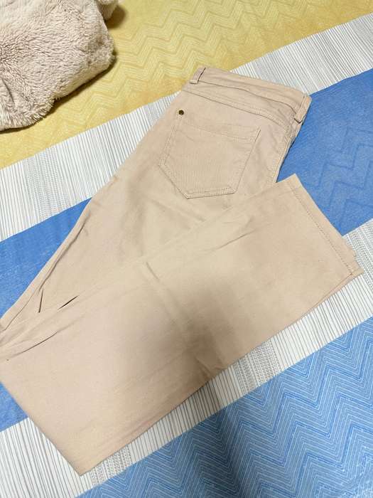 Designer Super Star Beige elastic Jeans for lady Size S