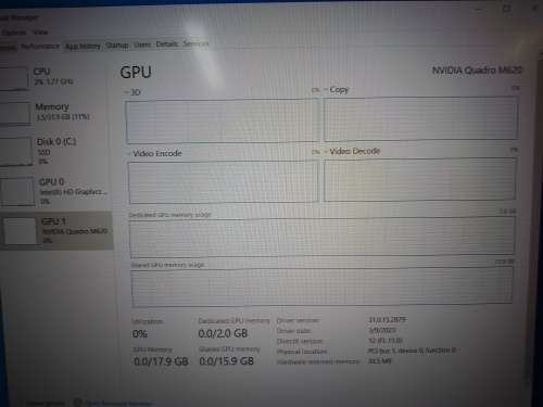 Dell Precision 3520 15.6 FHD, Core i7 7820HQ 2.9GHz, 32GB RAM, 512GB NVMe, NVIDIA Quadro 2Gig DDR5