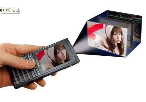 Q8 projector mobile phone with analog TV,dual sim,Quad band