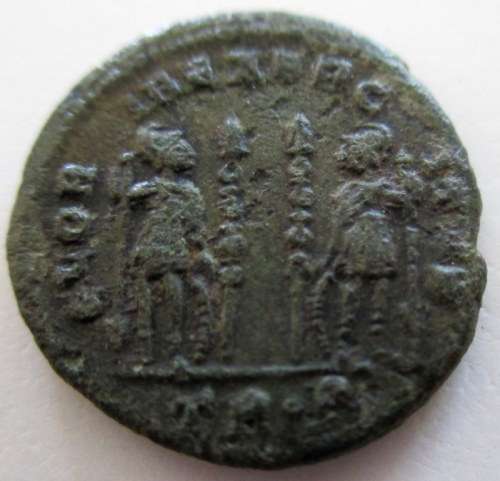 AN ANCIENT COIN CONSTANTIUS 11 WITH MINTMARK 330-340 AD --Over 1600 years old