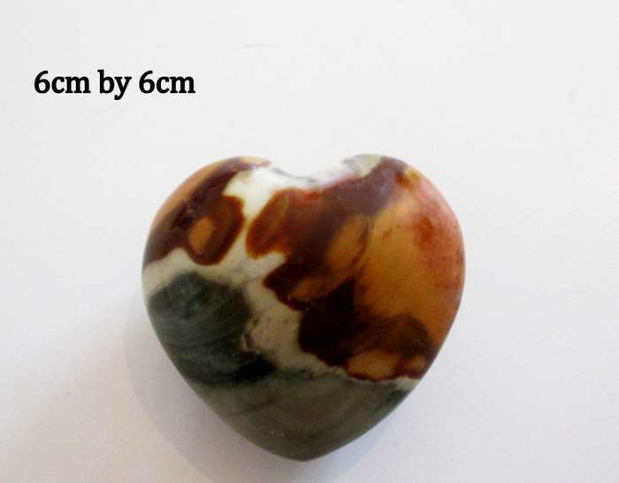 A SEMI PRECIOUS STONE HEART