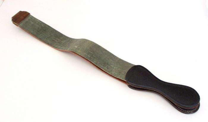 A STROP FOR SHARPENING CUT THROAT RAZORS