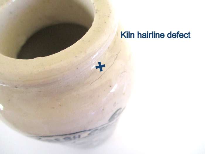 PURE FRESH CREAM POTTERY JAR--READ