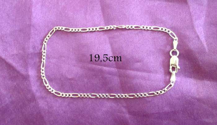 A SOLID SILVER BRACELET AND MATCHING NECKLACE----NEW--5 gram