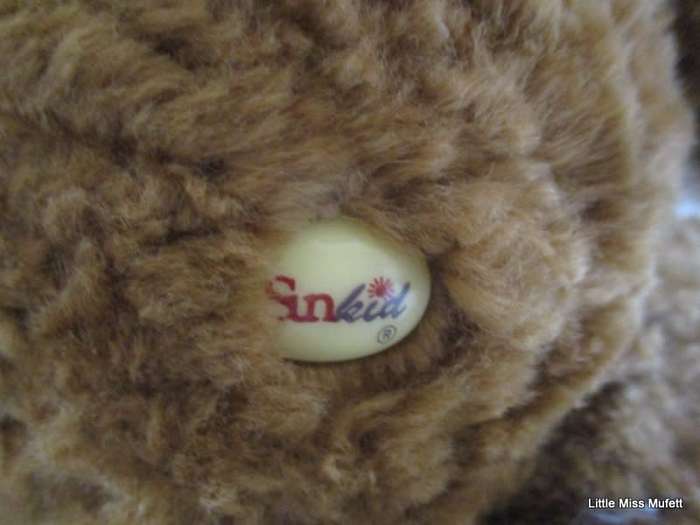 A GERMAN SUNKID TEDDY BEAR--EXCELLENT CONDITION (A)