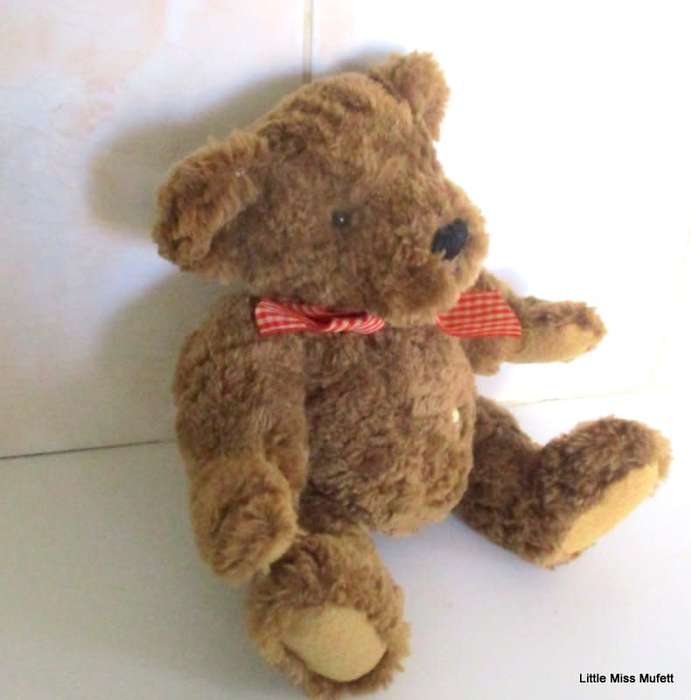 A GERMAN SUNKID TEDDY BEAR--EXCELLENT CONDITION (A)