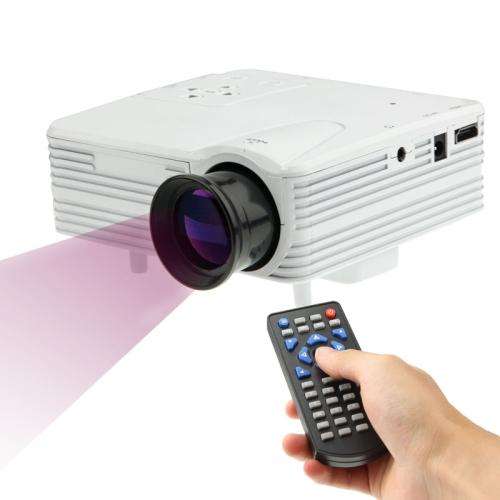 NEW!Mini LED Digital Movie/TV/Video Game Projector with Remote control.USB, HDMI, Memory Card input.