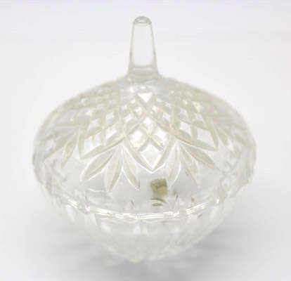 Cristal Darques (France) Lead Crystal Trinket Box with Lid