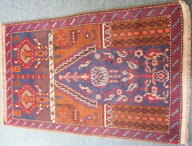 Handwoven Persian Taimani Runner 140 x 85