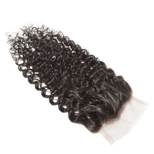 6A Lace Closure 4x4 Brazilian Human Hair Curly 10"~20"