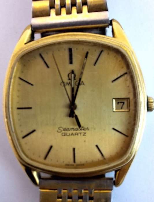 Omega Seamaster 1986 Gold plated men`s watch:: Good condition: Highly collectable