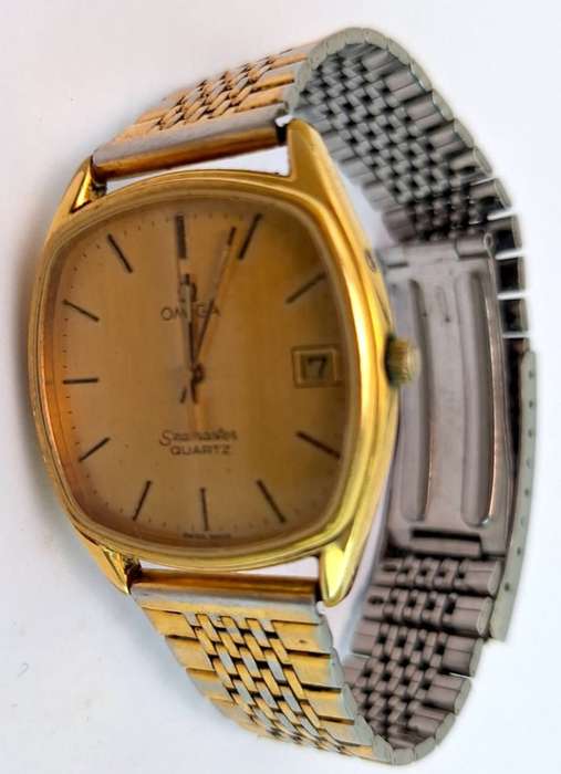 Omega Seamaster 1986 Gold plated men`s watch:: Good condition: Highly collectable