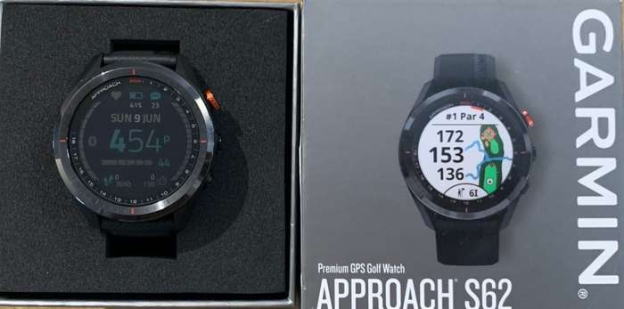 Garmin Premium GPS Golf watch: Approach S62: Almost brand new: Only used on 3 occasions