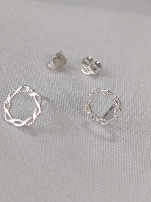 Sterling silver earrings - studs - 925 stamp