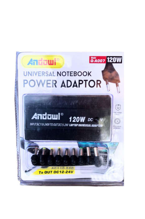Universal Notebook Power Adaptor With 9 Plugs