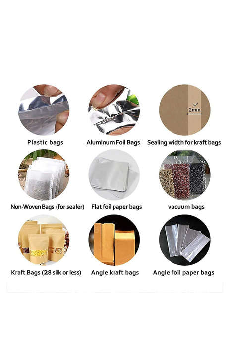 Impulse Sealer Sealing Machine Handheld Heat Bag Sealer,eu Plug