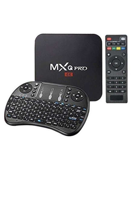 Android TV Box - MXQ Pro 4K 5G HD TV Box PLUS Mini Backlit Keyboard