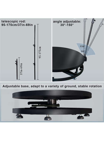 360 Spin Selfie Magic Photo Booth (100cm)
