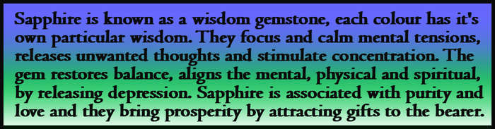 SAPPHIRES - RARE COLLECTIBLE CORUNDUM GEMS