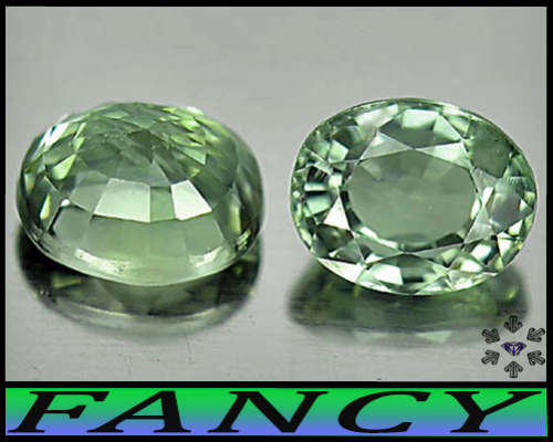 1.12ct Pair Medium Deep Green Sapphire - VS - Two Matching Oval Gems (Heated)