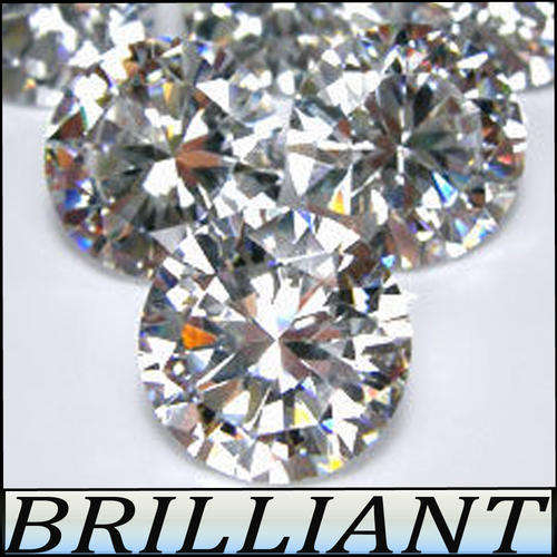 1.70 CT BLAZING TOP WHITE D-COLOUR BRILLIANT DIAMOND SIMULATE, A PRECISION POLISHED ROUND.