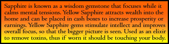 SAPPHIRES - GOLDEN YELLOW OR ORANGE SONGEA AND PADPARADSCHA FROM TANZANIA.