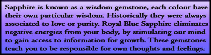SAPPHIRES - VIOLET PINK OR PURPLE AND ROYAL BLUE INVESTMENT GEMS.