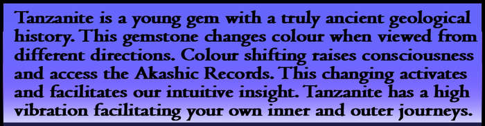 TANZANITE ~ QUALITY RARE PERFECTLY POLISHED FINE INVESTMENT GEMS.