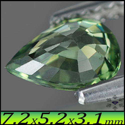 SAPPHIRE - BLUE OR GREEN AND GEM GREENISH BLUE OR FOREST BLUE GREEN GEMSTONES.