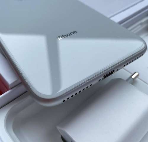 I phone 8 plus. White. 128gb