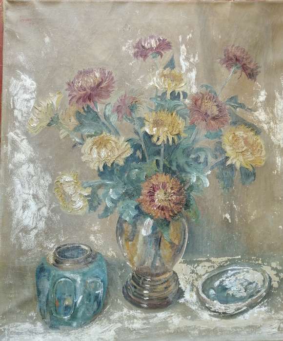Very old oil painting on canvas signed Gregoire?!!