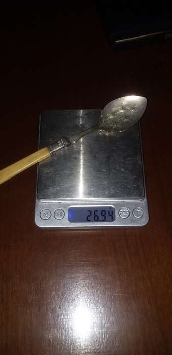 Silver and Ivory teaspoon