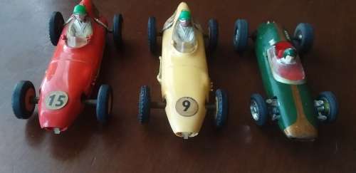Vintage Airfix and Triang lotus scalextric toy cars