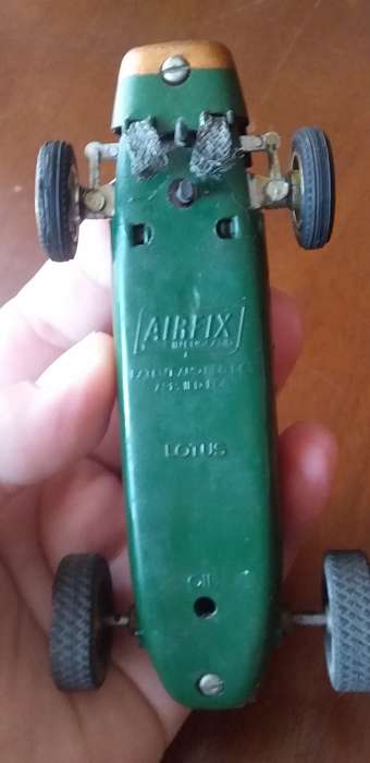 Vintage Airfix and Triang lotus scalextric toy cars