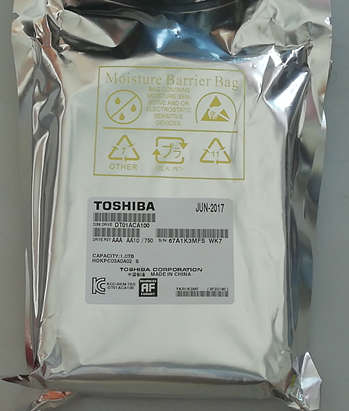 NEW - Toshiba 1.0TB - 3.5" HDD for desktop or external enclosure!!! (Package opened to test)
