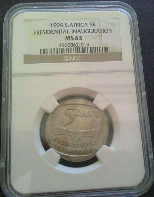 NGC Graded MS63 - 1994 Presidential Inauguration Coin - BUILDING IN FRONT!!!!!