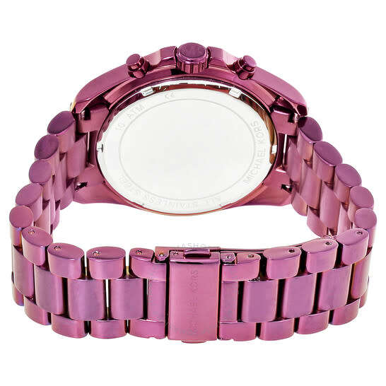 Ladies Michael Kors Bradshaw Plum Watch MK6398