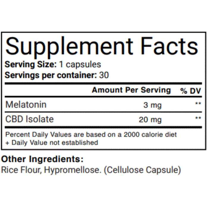 Melatonin + CBD Capsules