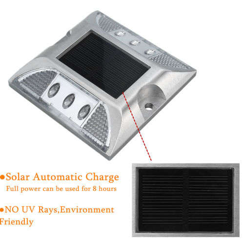 NEW Strong Outdoor Solar Power LED Light Driveway Dock Path Road Fog Lamp