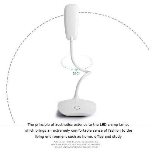 Flexible LED Table Lamp USB Rechargeable Touch