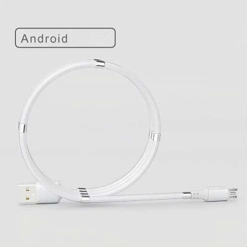 Retractable Magnetic Data Cable Android 1M