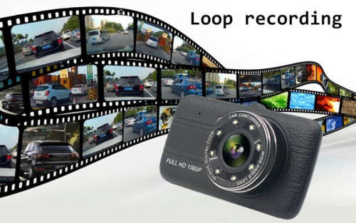 1080P Car DVR Full HD Car Video Camera Vehicle Digital Recorder 4 Double Lens